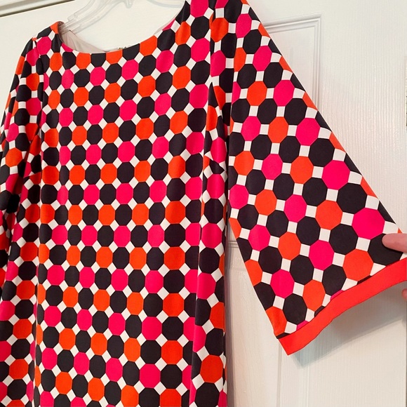 EUC LIKE NEW Eliza J Octogan Print Dress 12 - Picture 2 of 10